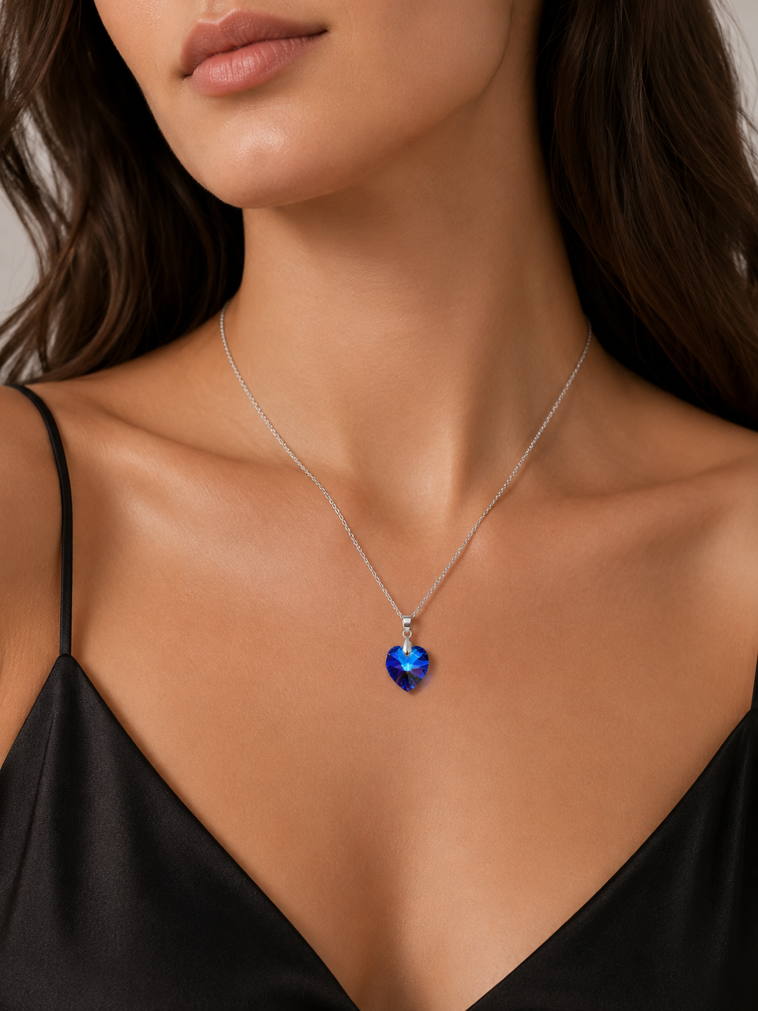 Amore ES - Κολιέ με κρύσταλλο Swarovski® - Heliotrope