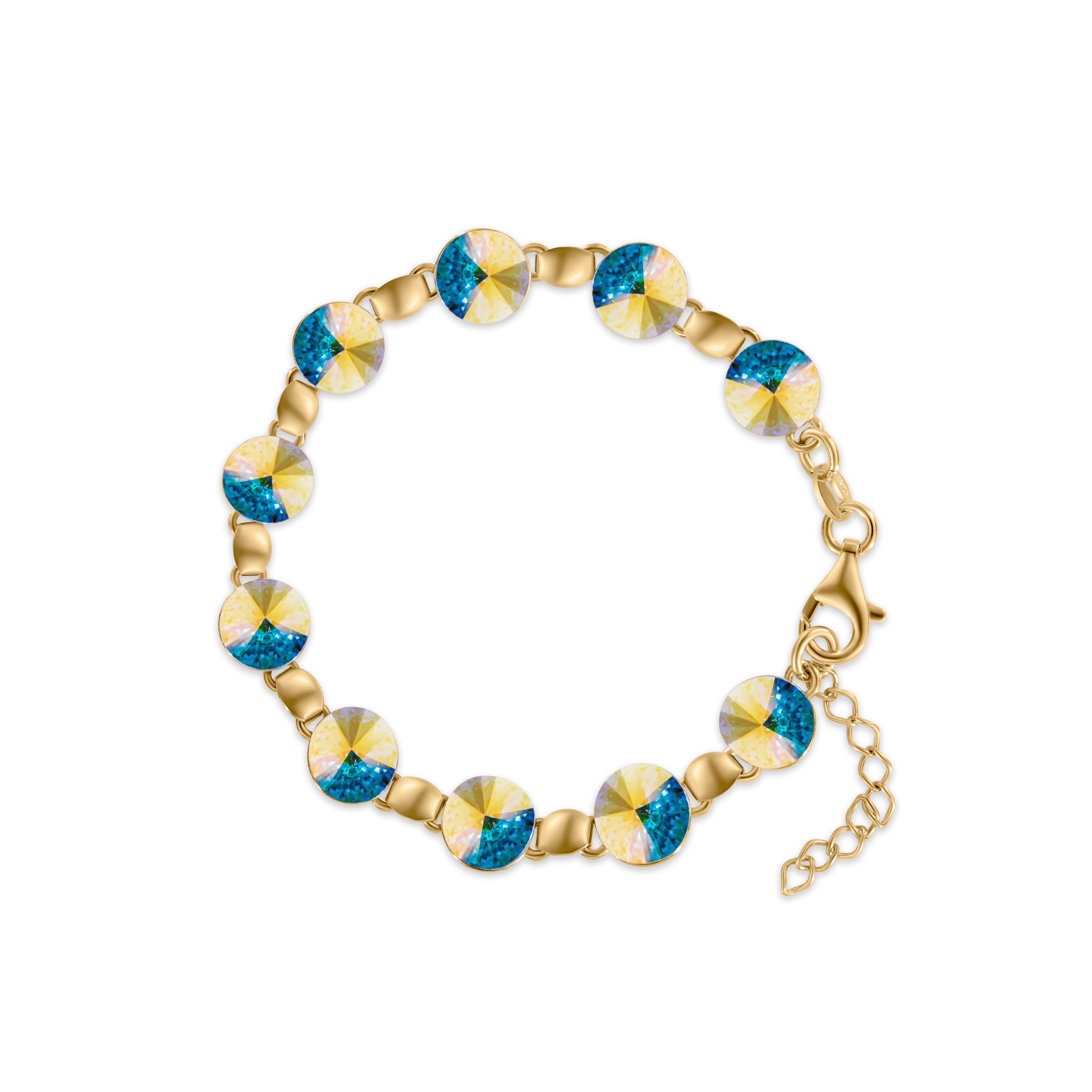 Dorotea SS - Βραχιόλι επιχρυσωμένο και κρύσταλλοι Αυστρίας® - Crystal AB