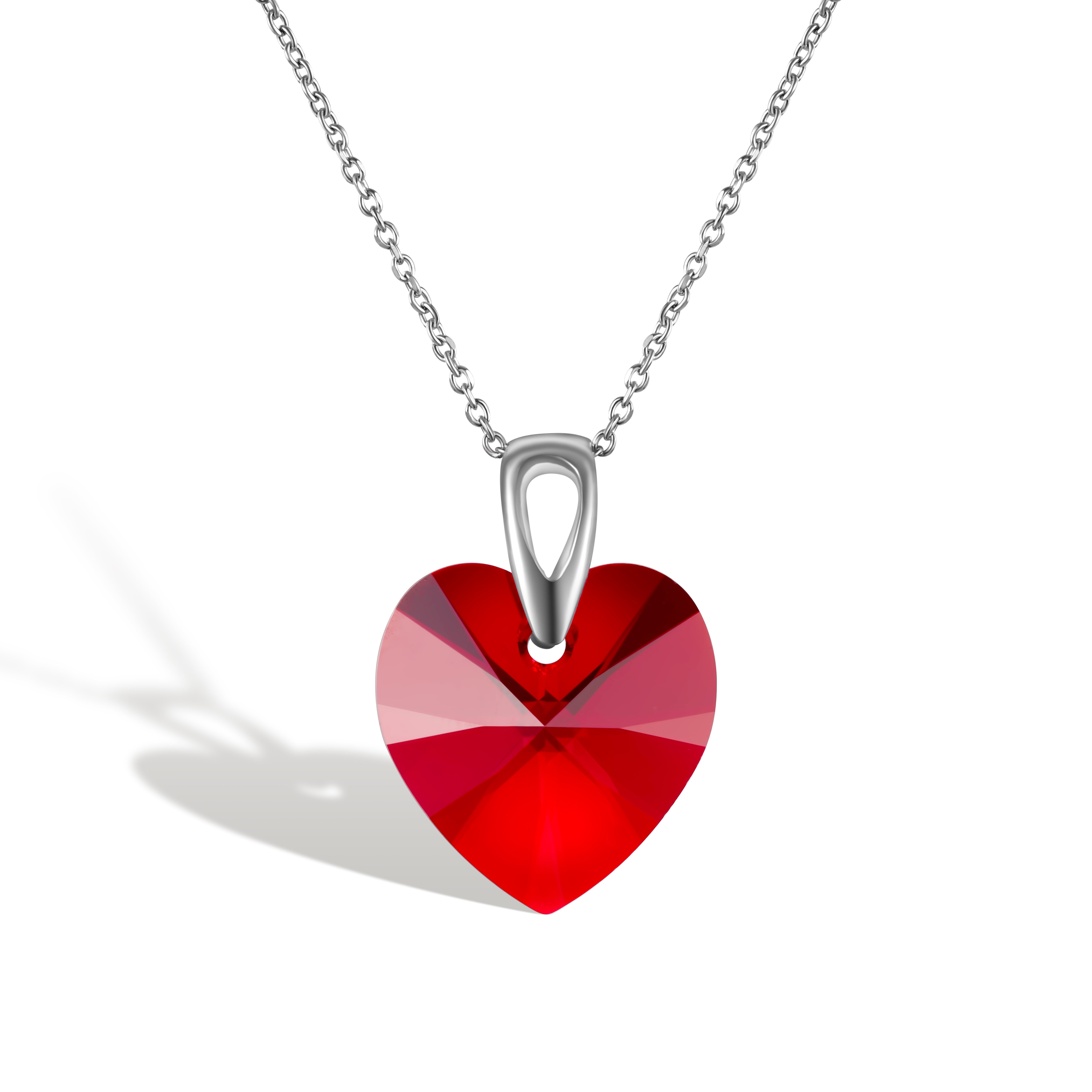 Amore Eterno SS - Κολιέ επιροδιωμένο και κρύσταλλος Αυστρίας® - Siam